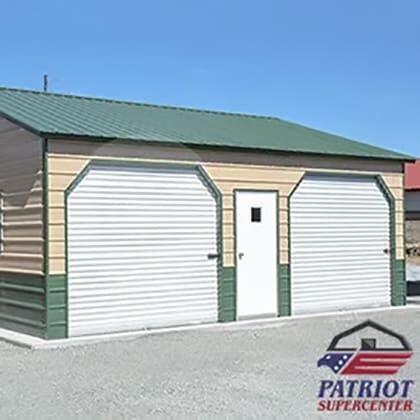metal-garage-24x26x9-Vertical-Roof-at-Patriot-Supercenter-420w